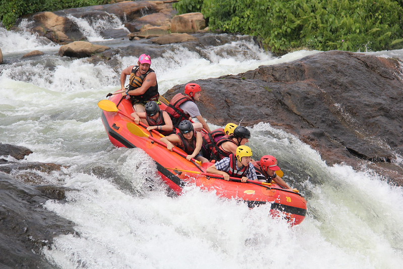 White water rafting on the Nile River Jinja uganda gorilla safaris