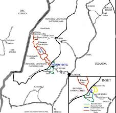 Kilembe trail route of Rwenzori Mountains National Park